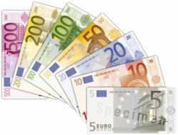 English: Various Euro bills. | The color of money, Buy gold ...