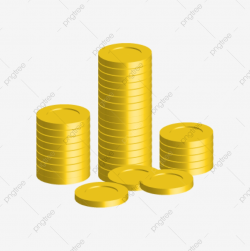 Simple Gold Game Currency Cartoon, Stacking, Simple, Gold ...