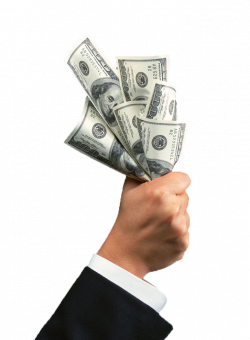 Credit Money Hand Cash - Hold a dollar in hand png download ...