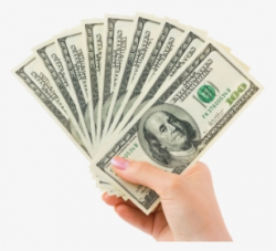 Hand Holding Cash Money - Hand With Money Png, Transparent ...