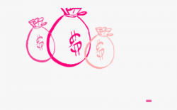 Transparent Money With Wings Clipart - Pink Dollar Sign Png ...