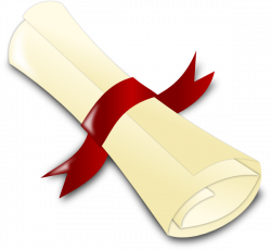 Diploma clipart rolled up, Diploma rolled up Transparent ...