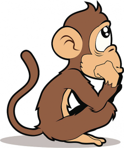 Sad Monkey Clipart & Free Clip Art Images #2012 - Clipartimage.com