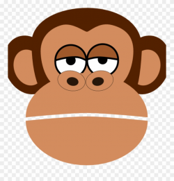 Monkey Face Clipart Monkey Cartoon Face Clip Art At - Imagenes Png ...