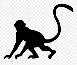 Monkey Silhouette By Metalporsiempre Shadow Theatre, - Monkey ...