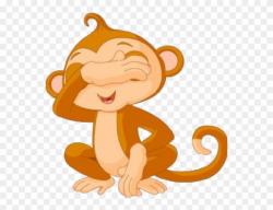 Clipart Baby Monkey - Transparent Background Monkey Clipart - Png ...