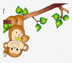 Clipart Monkey 10 Cross Black And Cute - Monkey On Tree Clipart ...