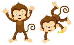 Upside down hanging monkey clipart free 3 - ClipartBarn