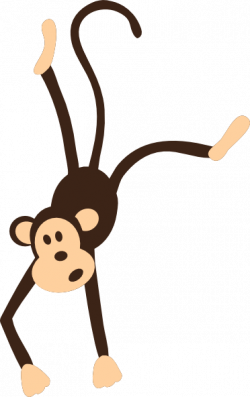 Upside down hanging monkey clipart free clipart 2 - Clipartix