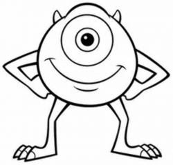 Free Black And White Monster Clipart, Download Free Clip Art ...