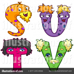 Monster Letters Clipart #227835 - Illustration by BNP Design ...