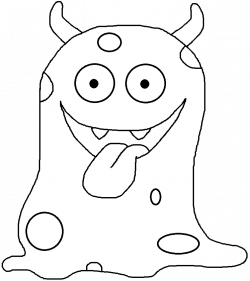 monster clipart black and white - Google Search | Monster ...