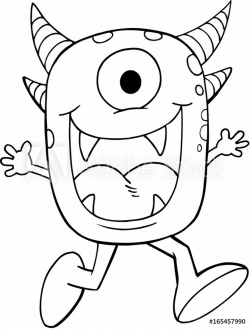 monster outline clipart - Google Search in 2019 | Monster ...