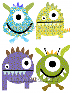 DIY Printable Monsters clipart | Clipart Panda - Free ...