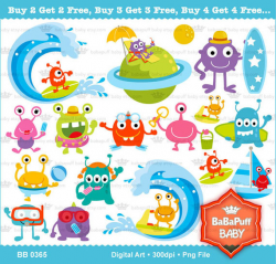 Buy 2 Get 2 Free Summer Monsters Personal and by ...