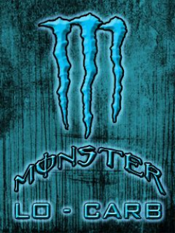 Download free logos wallpaper Monster Energy Blue for mobile ...