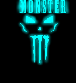 Free download Monster Energy Logo Blue Halloween monster ...
