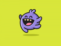 Happy Monster in 2019 | Happy monster, Logo character ...