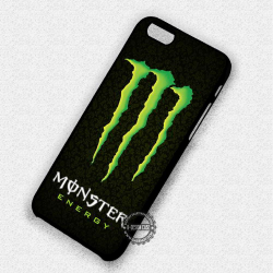 Green Damask Monster Monster Energy Logo - iPhone 7 6 5 SE Cases & Covers