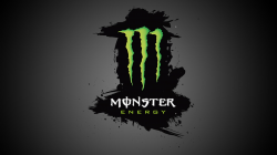 Monster Energy logo, Monster Energy, energy drinks, black ...