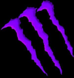SPECIAL - PRE-ORDER Custom Made Purple Monster Energy Logo ...