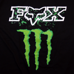 Fox And Monster Logo Wallpaper - Fox Racing And Monster Logo ...