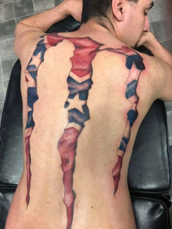 Confederate Flag Monster Energy Logo Tattoo : ATBGE