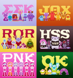 Monsters University Fraternity poster | cute!! | Monster ...