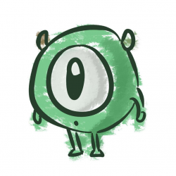 Mike Wazowski little baby he\'s so friggin cute monsters inc ...