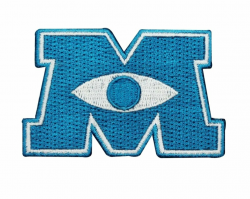 Details about Disney Pixar Monsters Inc. University Patch Crest IronOn  Embroidered Applique