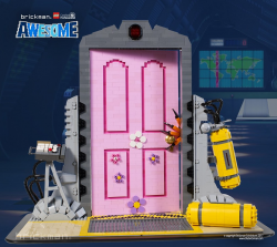 LEGO® brick Scare Door from Monsters Inc | The model was fre ...