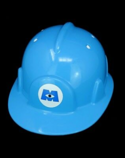 DISNEY ON ICE Monsters Inc Blue Hard Hat Construction Helmet ...