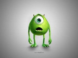 Mike Wazowski (From Disney Pixar\'s Monsters Inc.) by ...