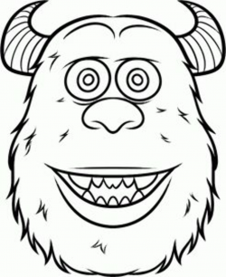 Sully outline in 2019 | Monster university, Drawings ...