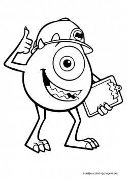 Monsters Inc. coloring pages