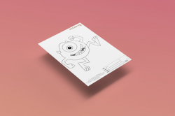 Printable Monster Inc mike wazowski Coloring Page pdf ...