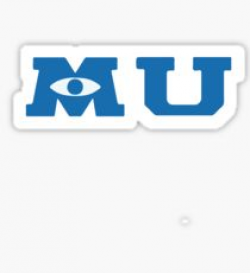 Monsters Inc University Stickers | Redbubble