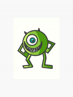 Mike Wazowski - Monsters Inc. | Art Print