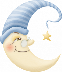 Cute Moon Clipart | Baby wall art | Baby clip art, Baby pictures ...
