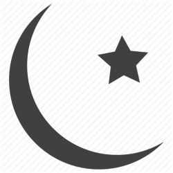 Eid Mubarak Black And White clipart - Moon, Text, Font ...