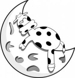 Sleeping Moon Clipart Black And White | Clipart Panda - Free ...