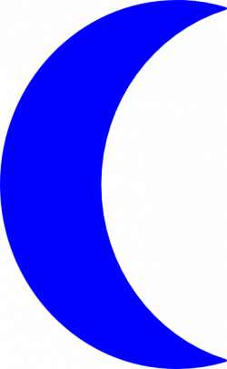 Royal Blue Moon Clip Art at Clker.com - vector clip art online ...