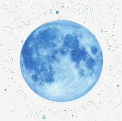 Blue Sky And The Full Moon PNG, Clipart, Blue, Blue Clipart, Blue ...