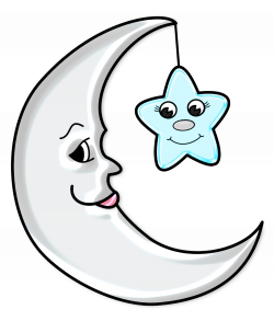 Cute Moon with Star Transparent PNG Picture | Gallery Yopriceville ...