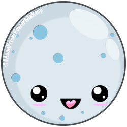 Show & Tell: Kawaii Moon Art
