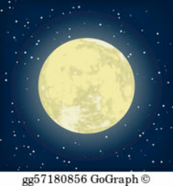 Moon Clip Art - Royalty Free - GoGraph