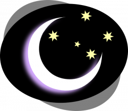 Black Night Moon Clip Art at Clker.com - vector clip art online ...