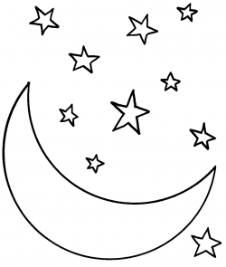 Simple Moon Drawing | Free download best Simple Moon Drawing on ...
