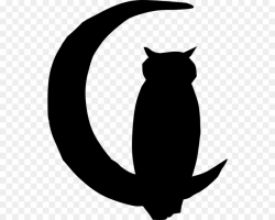 Spooky Halloween Clip art - Moon Silhouette Cliparts png download ...