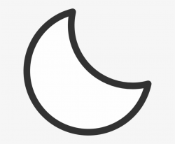 Moon Black And White Black Stars And Moon Clipart - Crescent Moon ...